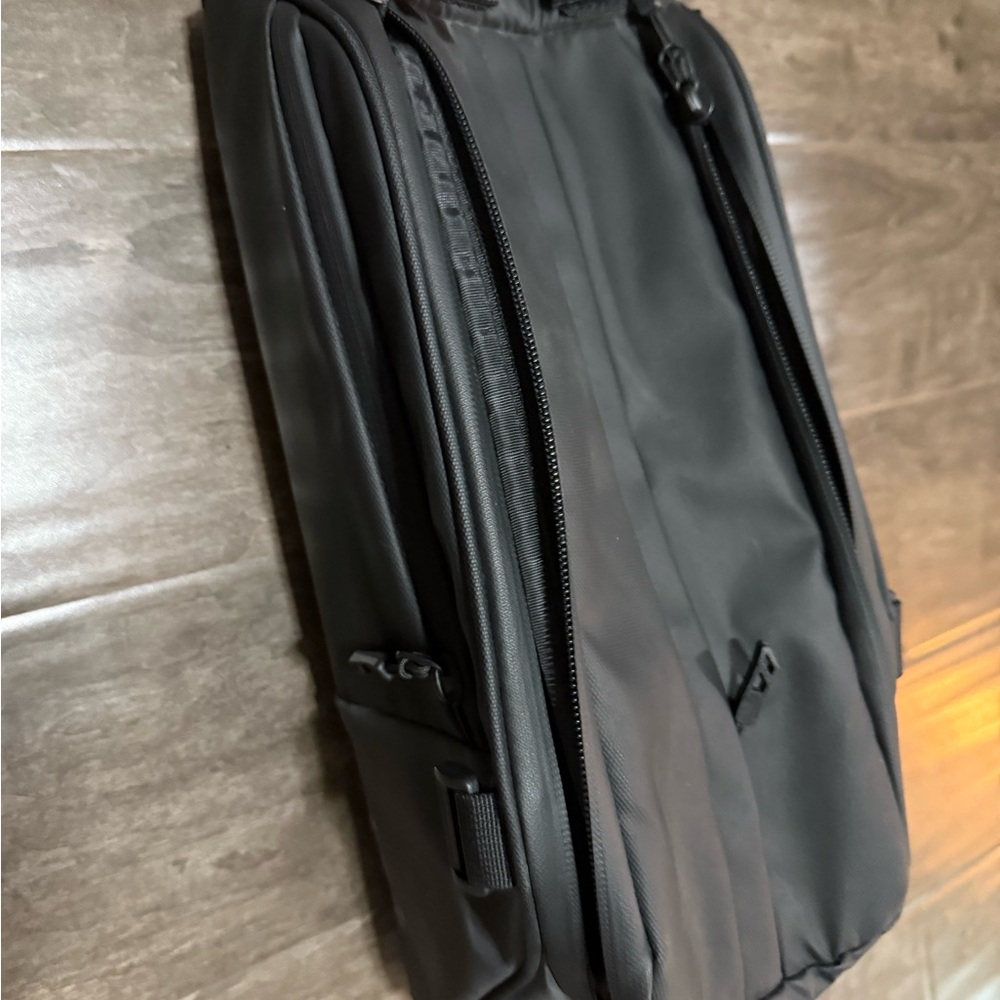 Men's Bike Black Bag with strap for sling converter